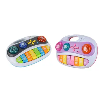 Детская музыкальная игрушка для раннего обучения со светом и звуками, игрушки для музыкальных инструментов