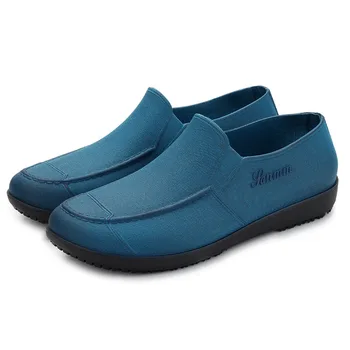 Непромокаемые ботинки для мужчин EVA Kitchen Anti Slip 2021 Легкий вес, мужские водонепроницаемые непромокаемые ботинки, ботильоны, непромокаемые ботинки для мужчин