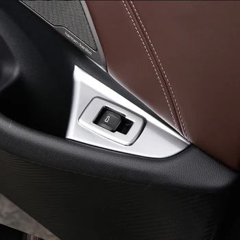 ABS Матовый для BMW 5 серии G30 2017 2018 аксессуары LHD, автомобильная резервная коробка, крышка переключателя, отделка, наклейка для интерьера, Стайлинг автомобиля 1шт
