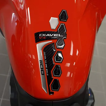 Аксессуары для мотоциклов diavel v4 2023, протектор бака, комплект наклеек из 3D эпоксидной смолы для Ducati Diavel V4 2023-