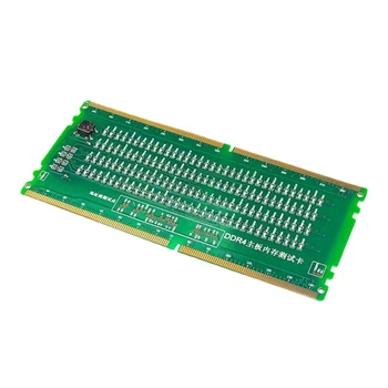 Тестер настольной памяти DDR4 Материнская плата ПК Диагностический анализатор DDR4 со светодиодной картой Post Tester Решение для платы со светодиодом