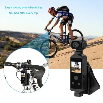 Карманная Экшн-Камера 4K HD с возможностью Поворота на 270 ° Wi-Fi, Мини-Спортивная Камера с Водонепроницаемым Чехлом для Шлема, Рекордер для Водителя Велосипеда