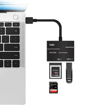 USB 3.0 XQD Кард-ридер SDHC SD-Карта USB-Накопитель для Чтения памяти для Sony Серии M/G для Компьютера Windows/Mac OS PC