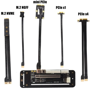 PCIe X16 От 3.0 До M.2 NGFF /M.2 NVME /mPCIe/ PCIe x1 /PCIe x4 ДОК-Удлинитель Для ноутбука Внешняя Видеокарта встраивается в eGPU с кронштейном