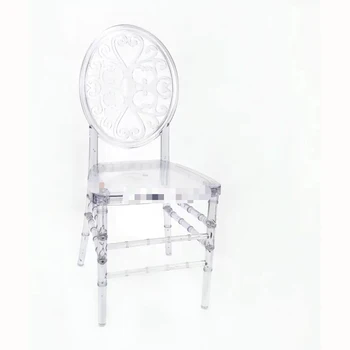 Специальный дизайн прозрачный свадебный стул chiavari tiffany из поликарбонатной смолы для банкета