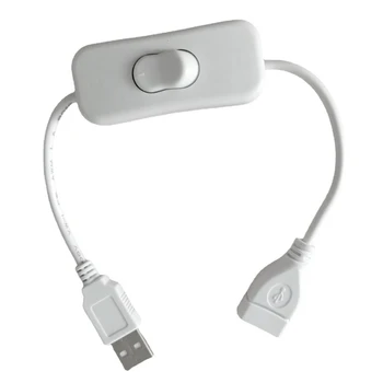 USB-удлинитель 16FB с переключателем USB-удлинитель от мужчины к женщине для USB-вентилятора