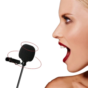 Новый Микрофон Петличный Нагрудный Микрофон Φ9.7 Мм Черный Для Shure Для Беспроводной системы Петличный Нагрудный Петличный Нагрудный Микрофон