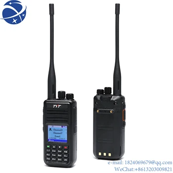 MD-UV380 TYT 5W AES DMR Цифровая мобильная радиостанция VHF UHF Walkie Talkie TDMA Двухсторонняя радиостанция дальнего действия