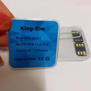 1 шт. наклейка для разблокировки карты King-sim pro для iphone 6/7/8X/XS/XR/XSMAX/11/12/ 13:00