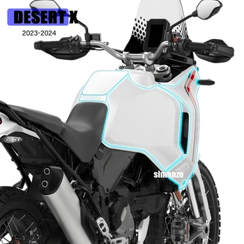 Для Ducati DESERT X DESERTX Новые аксессуары для мотоциклов Прозрачные наклейки TPU Комплекты защитной пленки для автомобиля