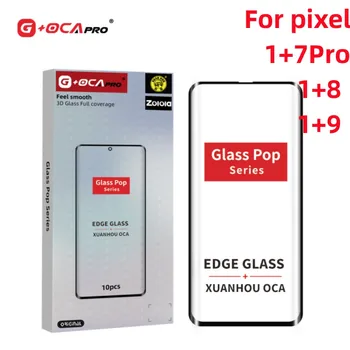 Стеклянная линза с сенсорным экраном G + OCA Pro 3ШТ с клеем OCA для Pixel One Plus 7Pro 8pro 1 + 7pro 1+8 1+ 8Pro 1 + 9Pro 1 + 10Pro
