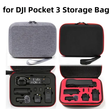 Новый продукт для DJI Pocket 3 Сумка для хранения камеры с поворотным наклоном, портативный чехол, Серая/черная сумка для DJI Pocket 3 Коробка для аксессуаров