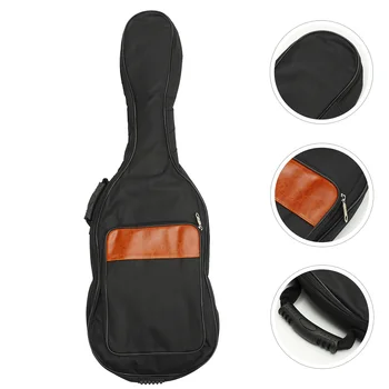 Сумка для басов, практичная сумка для хранения гитары, утолщенный холщовый гитарный рюкзак