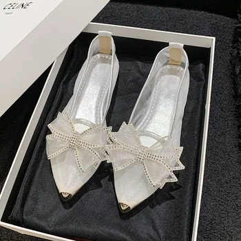 Серебристые свадебные туфли на плоской подошве смешанного цвета, женские Блестящие Лоферы-балетки без застежки, Элегантные Балетки для подружек невесты