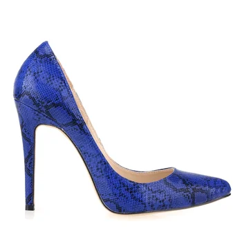 2024 Новая женская обувь Классические женские туфли-лодочки на высоком каблуке 11 см с острым носком и искусственным Змеиным принтом, красные свадебные туфли для вечеринок