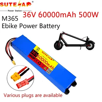 36V Аккумулятор 60Ah 18650 литиевая аккумуляторная батарея 10S3P 60000mah 500W Тот же порт 42V Электрический Скутер M365 ebike Power Battery с BMS