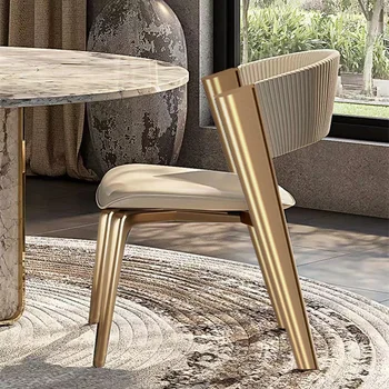 Эргономичные обеденные стулья для кухни на открытом воздухе Дизайнерские Обеденные стулья Luxury Relax Sedia Da Pranzo Современная Мебель для дома