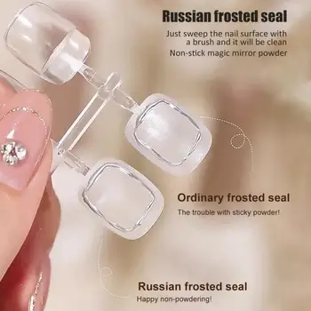 Матовый гель для ногтей в русском стиле, не прилипает к замшевому маникюру, гелевому лаку для фототерапии ногтей, матовому уплотнительному слою в русском стиле