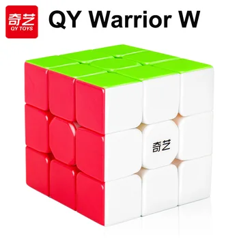 QiYi Speedcube Warrior W Magic Cube 3x3x3 Профессиональная Скоростная головоломка 3x3 3 ×3 Детская игрушка-непоседа Original Cubo Magico для игр