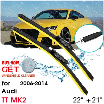 Автомобильная Щетка Стеклоочистителя Для Стеклоочистителя С Резиновой Силиконовой Заправкой Для Audi TT MK2 2006-2014 LHD/RHD 22 