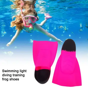 Ласты для плавания, профессиональные силиконовые ласты для дайвинга, ласты с коротким лезвием для взрослых и детей, повышающие силу ног, для тренировок по плаванию, силикон