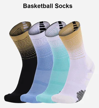 Футбольные носки, дышащие голени, баскетбольные спортивные носки, дизайн дозирования резины, Активный отдых, велосипед, ночные пробежки