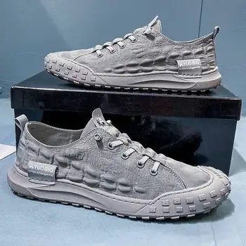 Легкая модная мужская повседневная обувь, Лето 2022, Новые мужские кроссовки на плоской подошве Ice Silk Old Beijing