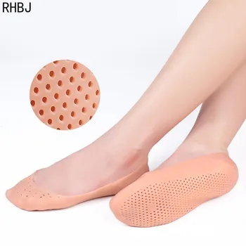 Силиконовое средство для ухода за потрескавшимися ногами, носки для ухода за потрескавшейся кожей, Пористые Дышащие Защитные носки, Антифрикционная накладка для ног