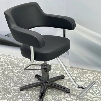 Профессиональное эстетическое кресло Парикмахера с вращающимися колесами для наращивания ресниц, Вращающееся кресло визажиста Behandelstoel Furniture Beauty LJ50BC
