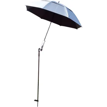 Подставка для зонтиков Shade buddy с зонтиком и сумкой Серебристая, Бесплатная Доставка, Зонтики для патио и правила, уличная мебель