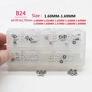 ERIKC B24 1.60ММ -1.69 ММ Прокладки 300ШТ Базовая Шайба Инжектора Уплотнительное Стальное Кольцо 1.60 ММ 1.61 ММ 1.62 ММ 1.63 ММ 1.64 ММ 1.65 ММ