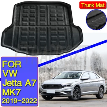Для Volkswagen VW Jetta A7 Mk7 7 2019 ~ 2022 Коврик Для Багажника Задний Вкладыш Багажника Грузовой Поддон Ковер Грязезащитный Коврик Защитные Аксессуары