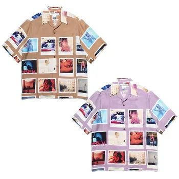 2023ss Японские Рубашки WACKO MARIA Hawaii Для Мужчин, Женщин1: 1, Высококачественная футболка, Рубашки WACKO MARIA, Футболки