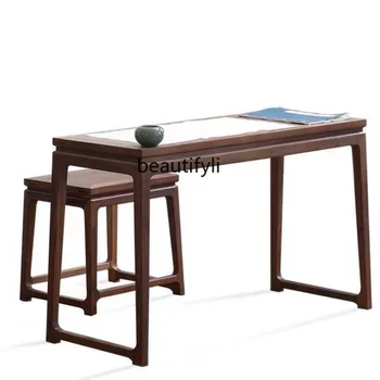 Столы и стулья Guqin из черного ореха, Новый китайский стол Zen Guzheng, китайская каллиграфия, обучение живописи, Специальная мебель