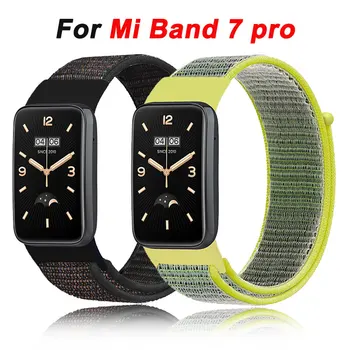 Нейлоновый Ремешок Для Часов XIAOMI Mi Band 7pro Smart Watch Wristband Браслет Для Mi Band 7 pro Дышащий Сменный Ремешок Для Часов