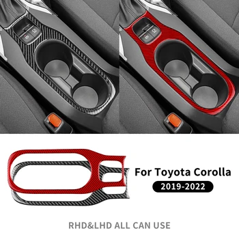 Наклейка из настоящего Мягкого Углеродного волокна RHD LHD Для Toyota Corolla Cross 2021 2022 2023 2024 Аксессуары для переключения передач Центральной консоли