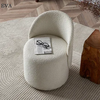 Дизайнерский стул Табурет для спальни Роскошный Стул для макияжа Подвесной Стул Туалетный столик Высокий Вращающийся стул Простые Современные Табуреты Мебель для дома