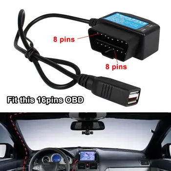24-часовой мониторинг парковки 5 В 3A USB Автомобильный кабель для зарядки OBD Комплект проводов с переключателем для видеорегистратора Автомобильный Видеорегистратор