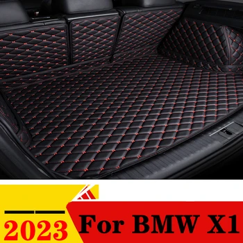 Коврик в багажник автомобиля для BMW X1 2023 Всепогодный Задний багажник, ковровая подкладка, Хвостовая отделка салона, детали автомобиля, коврик для багажника, накладка для багажника