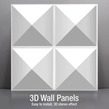 30 см Декоративная 3D Настенная панель звезда Алмазный Дизайн несамоклеящаяся пластиковая плитка 3D наклейка на стену гостиная Ванная комната обои