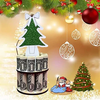 Рождественский уникальный держатель для денег, креативное украшение с подвесками на Рождественскую елку, уникальный держатель ваучера, подарки на Рождество