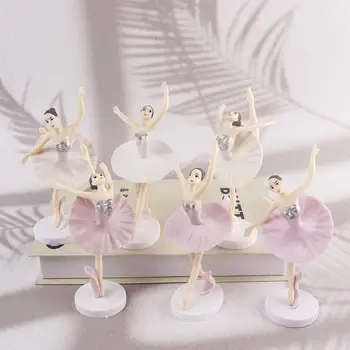 Креативные украшения для балерин, долговечные, с основой тонкой работы, декоративные фигурки балерин