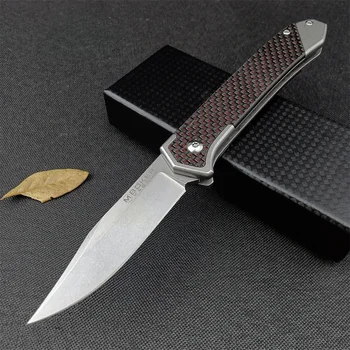 Boker 440 Au - Складной Карманный Нож D2 Blade G10/Ручка Из Углеродного Волокна Открытый Тактический Нож Для Выживания, Самообороны, Спасательных Инструментов