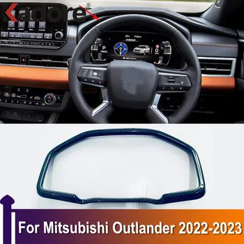 Для Mitsubishi Outlander 2022-2023 Приборная Панель Из Углеродного Волокна, Приборная Панель, Крышка Счетчика, Отделка, Автомобильные Аксессуары