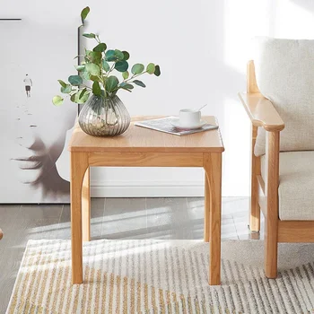 Деревянный журнальный столик в скандинавском стиле, Уникальный Современный Простой журнальный столик для гостиной Articulos Para El Hogar Мебель для дома