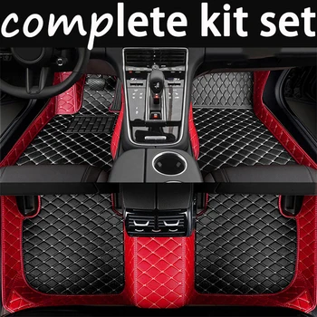 Изготовленные на заказ кожаные автомобильные коврики для BMW I8 2014-2019, автомобильные коврики для ног