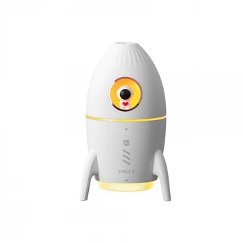 Увлажнитель воздуха Mini Astronaut объемом 350 мл + Атмосферный светильник для дома белого цвета