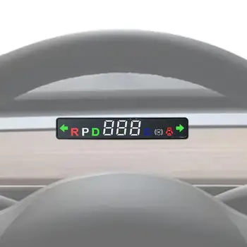 Головной дисплей для модели Y/ 3 Многофункциональная автомобильная игра с функцией автоматического отображения HUD, водонепроницаемый экран на рулевом колесе, дисплей мощности, скорости, передачи