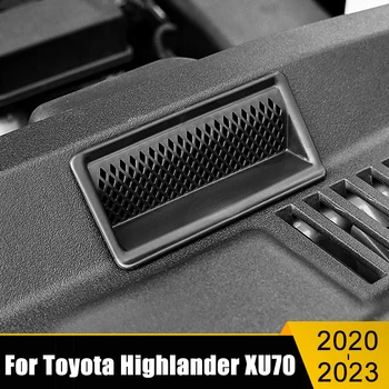 Наклейка с накладкой на маску воздухозаборника двигателя автомобиля ABS для Toyota Highlander XU70 Kluger 2020 2021 2022 2023 Гибридные аксессуары
