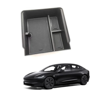 Для Tesla модель 3 Highland 2024, Подлокотник центральной консоли, Ящик для хранения, Органайзер, Аксессуары для замены интерьера